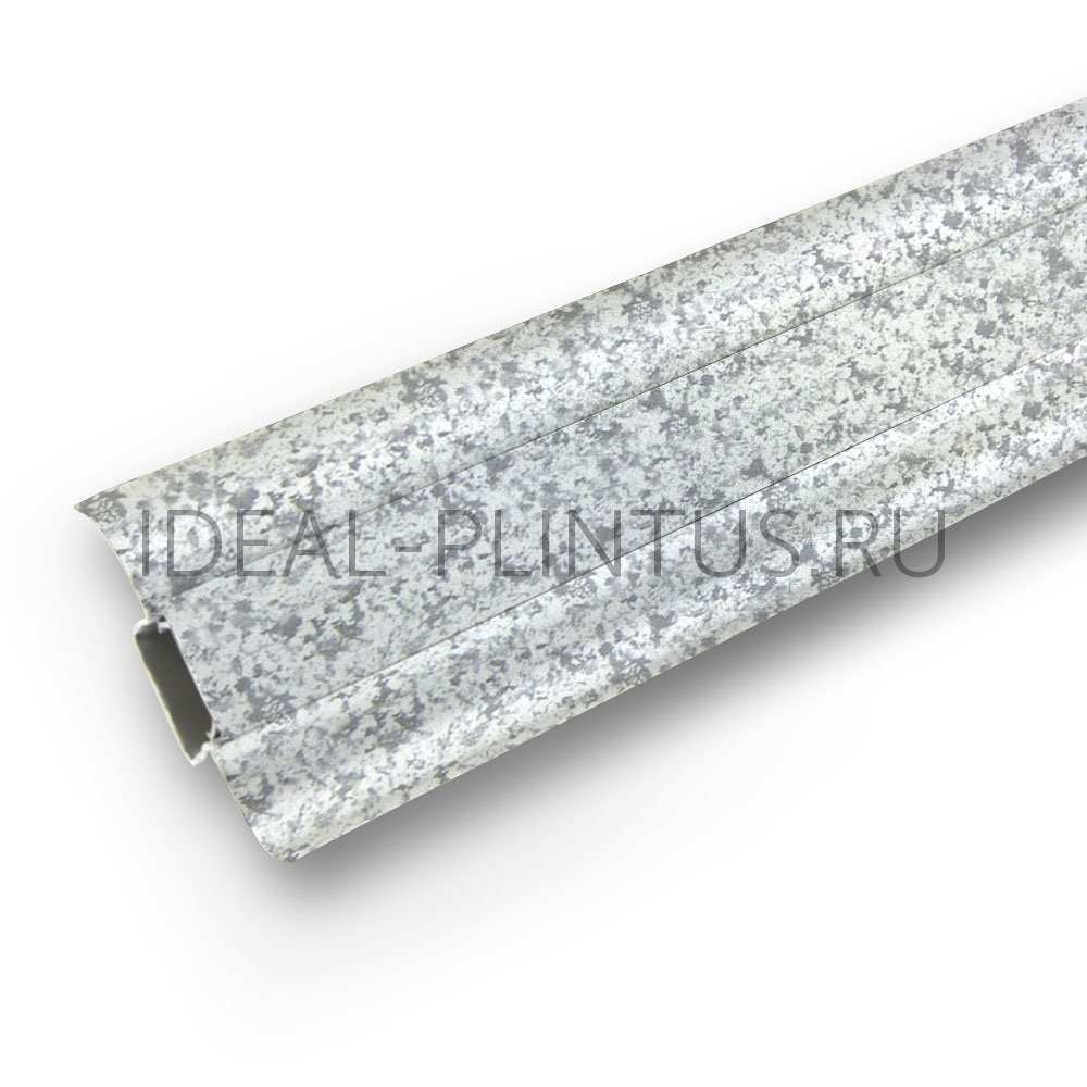 Ideal — Напольный пластиковый плинтус пвх Идеал Классик c55 171 Камешки (ideal Classic 55х22х2200 мм)
