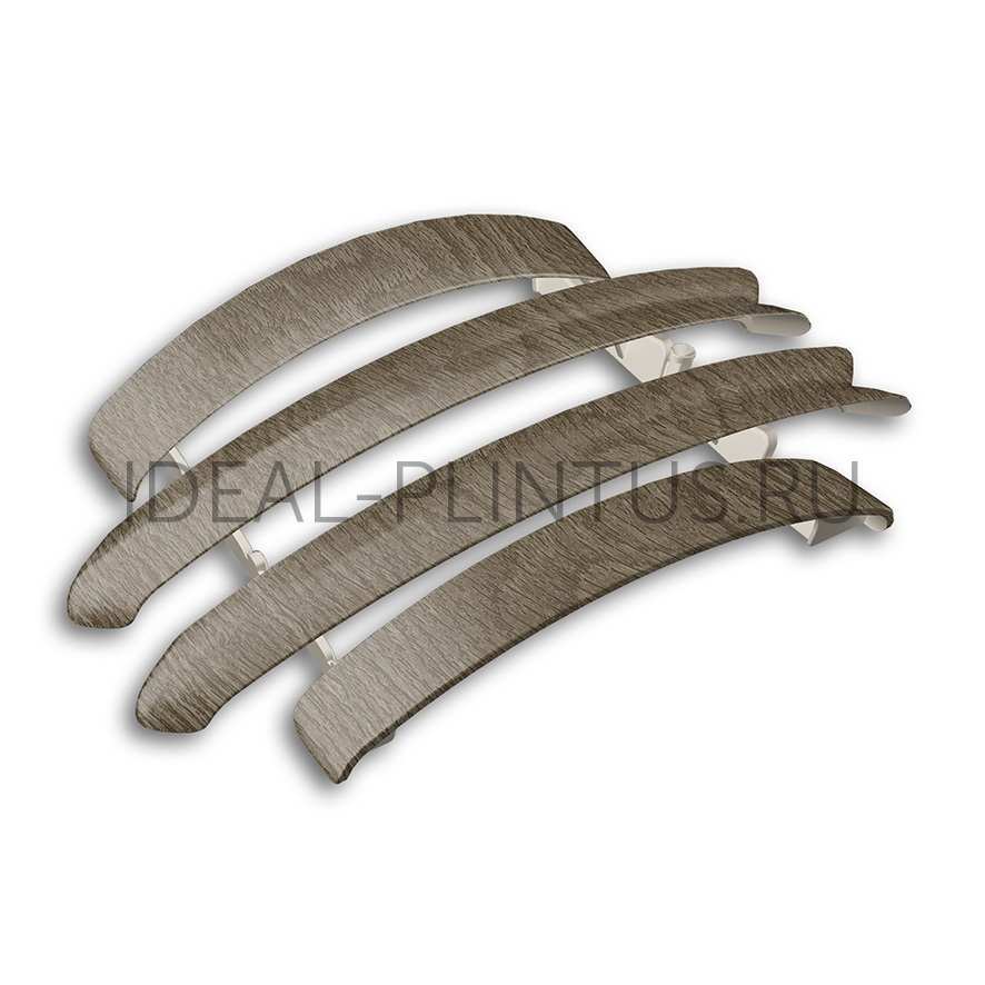 Ideal — Комплектующие для наличника IDEAL с Кабель-каналом 70мм, 208 Дуб мокко