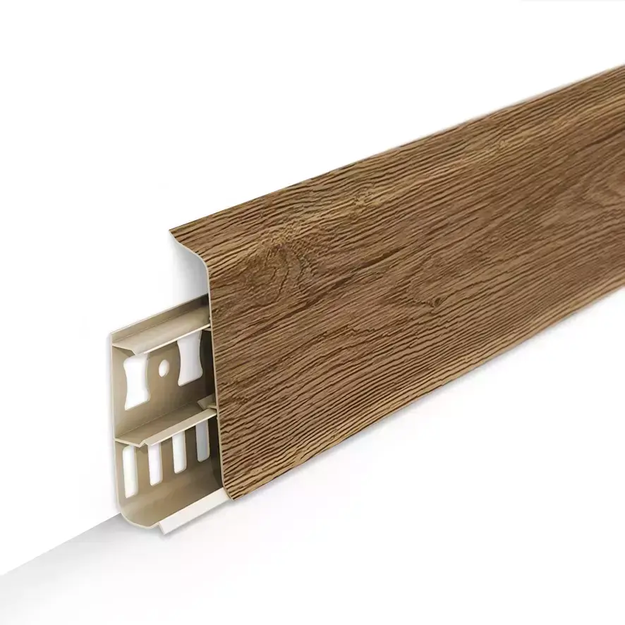 Ideal — Плинтус Напольный Deconika 100 мм, Дуб Рустик 211 (IDEAL Deconika 100х23х2200 мм)