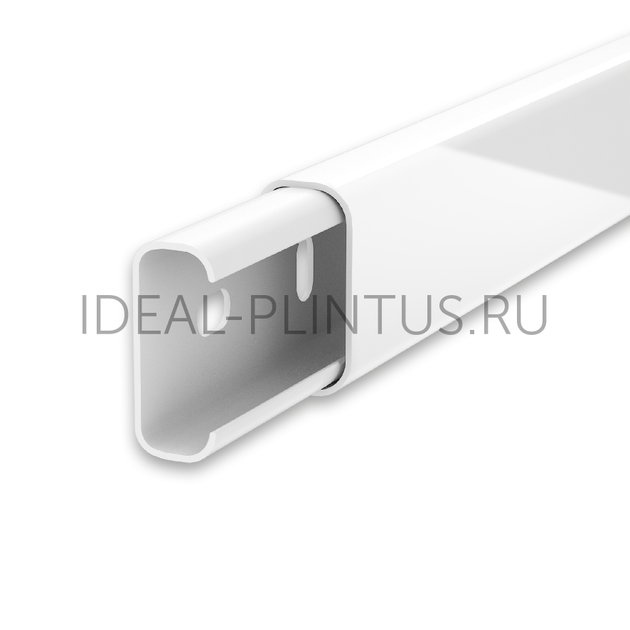 Ideal — Кабель-канал DECONIKA 001-Г Белый глянцевый 30x10х2200 мм