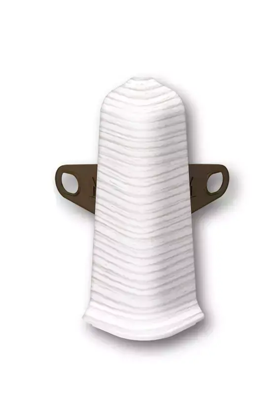 Ideal — Наружный угол IDEAL Деконика 100мм, Ясень бьянко 255 (1 шт)