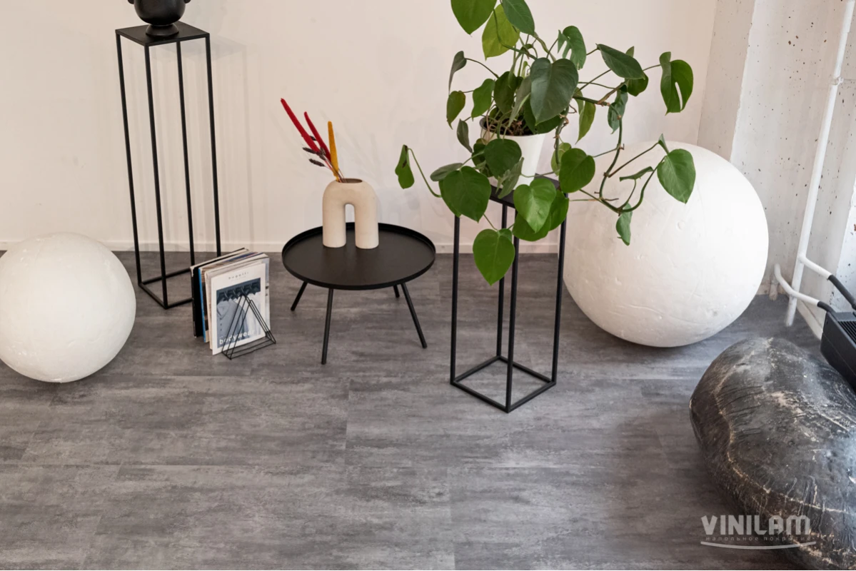 VINILAM CERAMO VINILAM Stone — 71616 Цемент Серый 6 mm