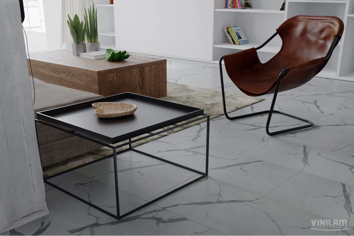 VINILAM CERAMO VINILAM Stone — 87999 Греческий Мрамор 6 mm