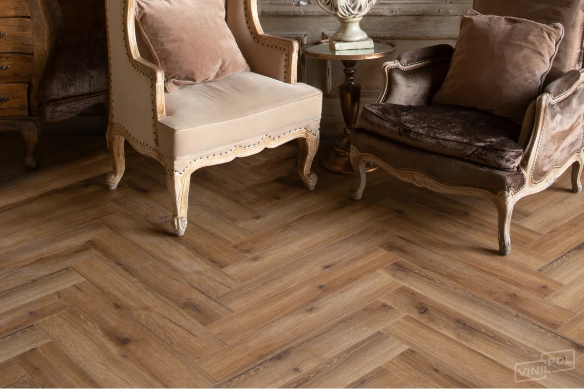 VINILAM VinilPol Herringbone — 9933 Паркет Франческо